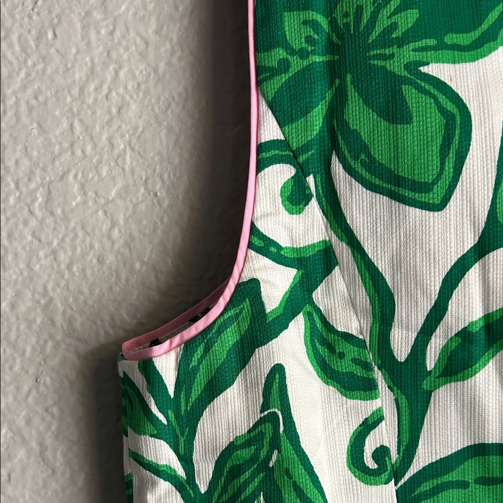 Lilly Pulitzer Green Botanical Print Dress - Incredible Detail! - Picture 9 of 9